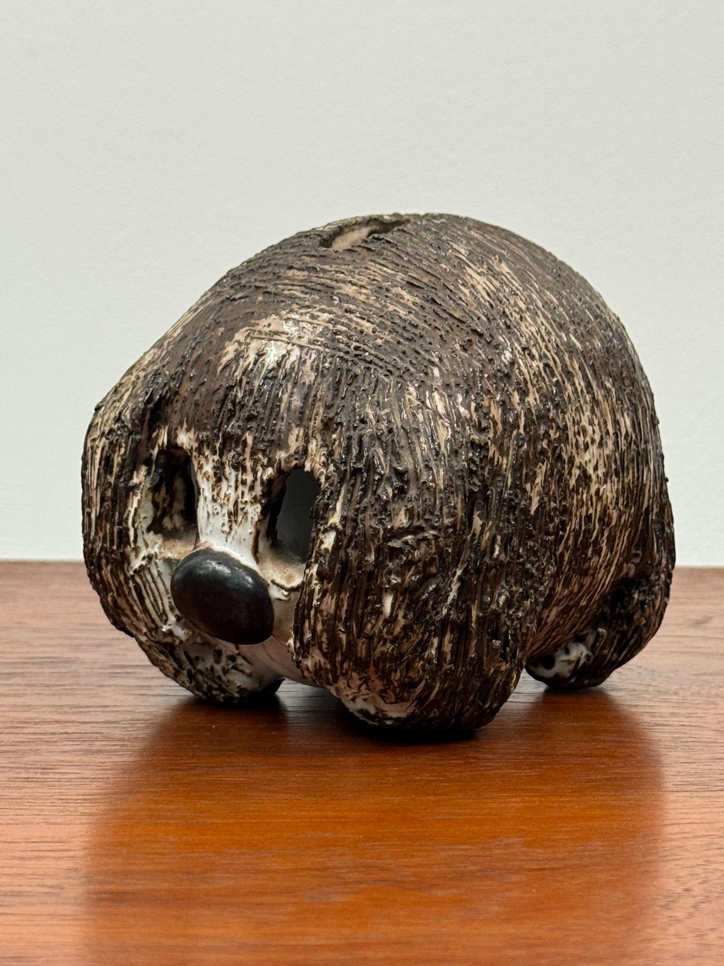 Dog money box by Briglin pottery