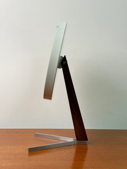 Teak and steel Durlston mirror