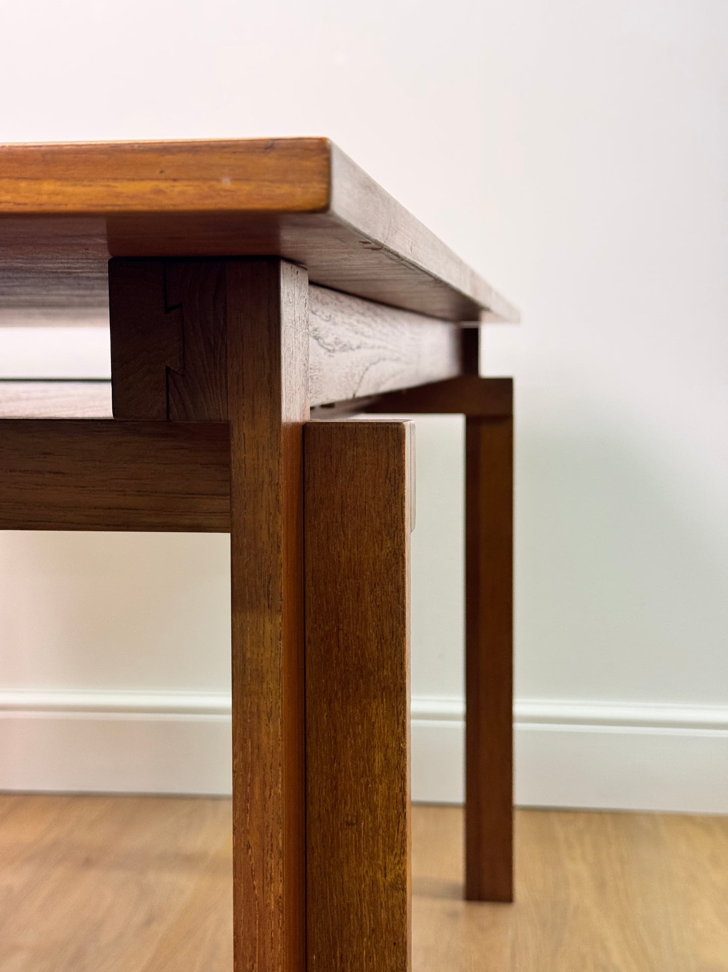 Danish teak dining table and chairs by France and son