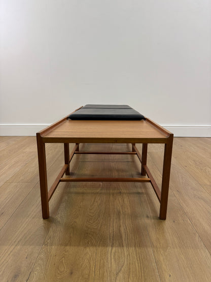Set of 3 teak side tables/seats made in Norway