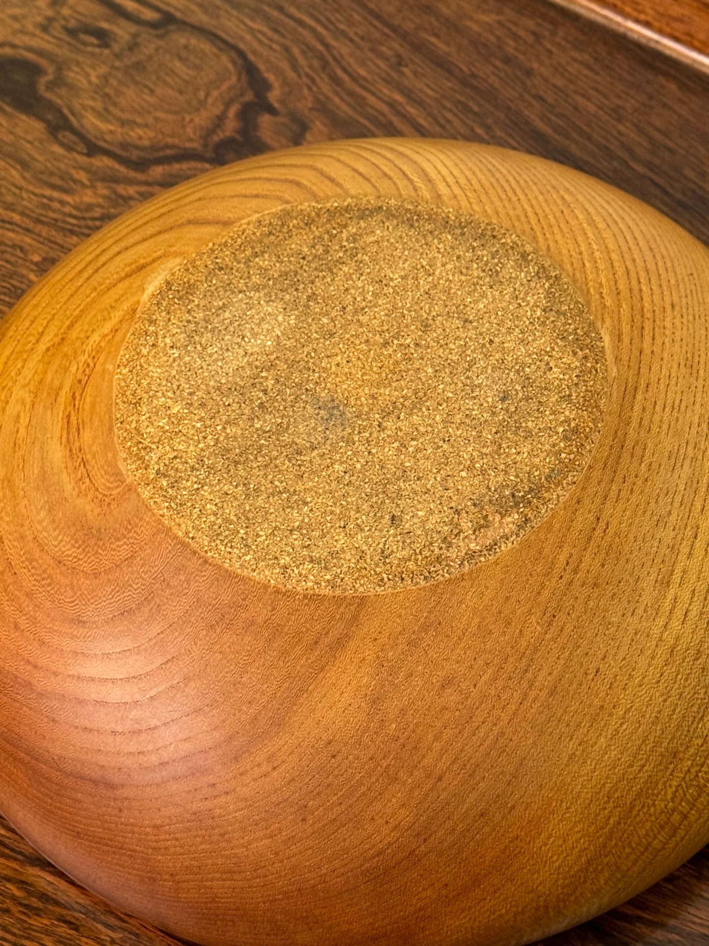 1960s teak turned salad bowl