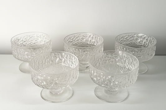 Whitefriars Glacier Sundae dishes 1970s