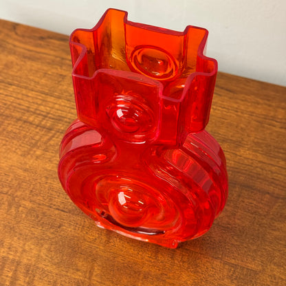 1960s Glass vase by Helena Tynell Finland