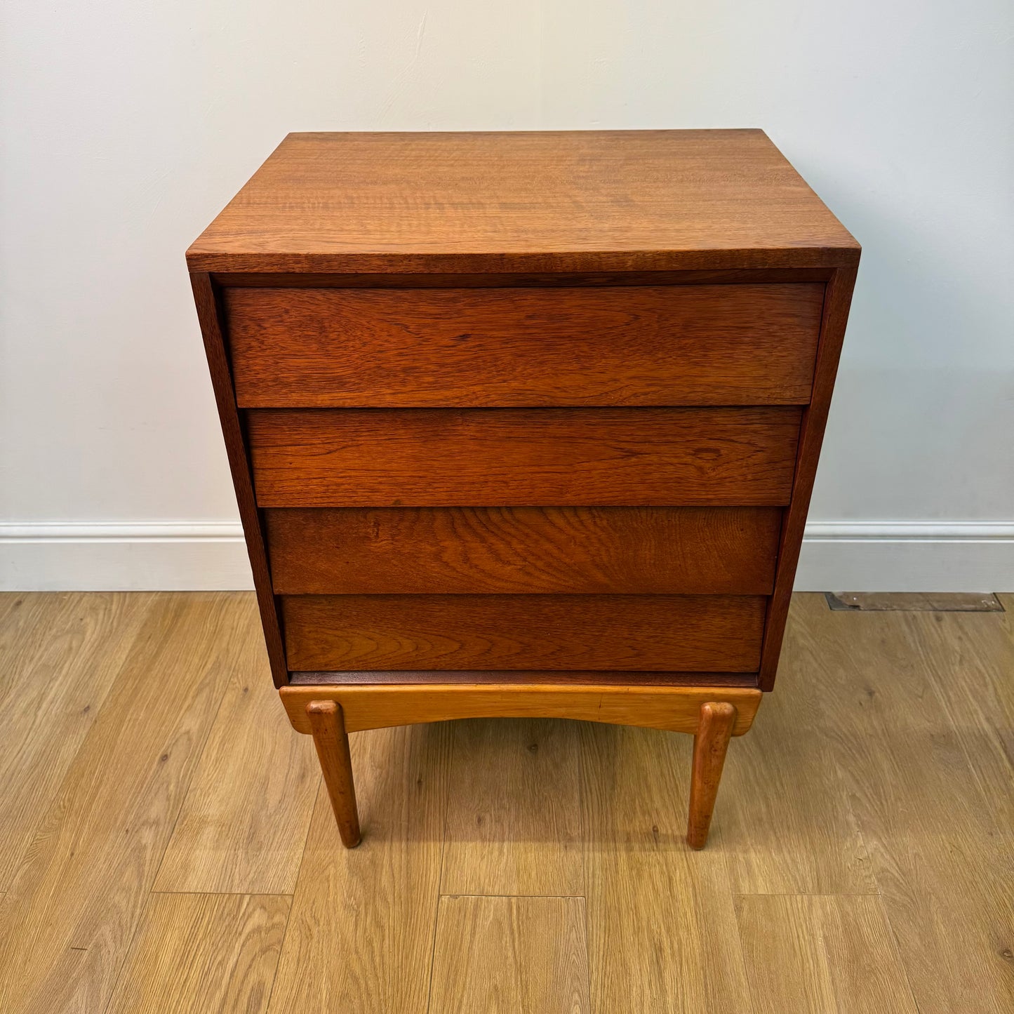 Swedish 1950s teak chest of drawers