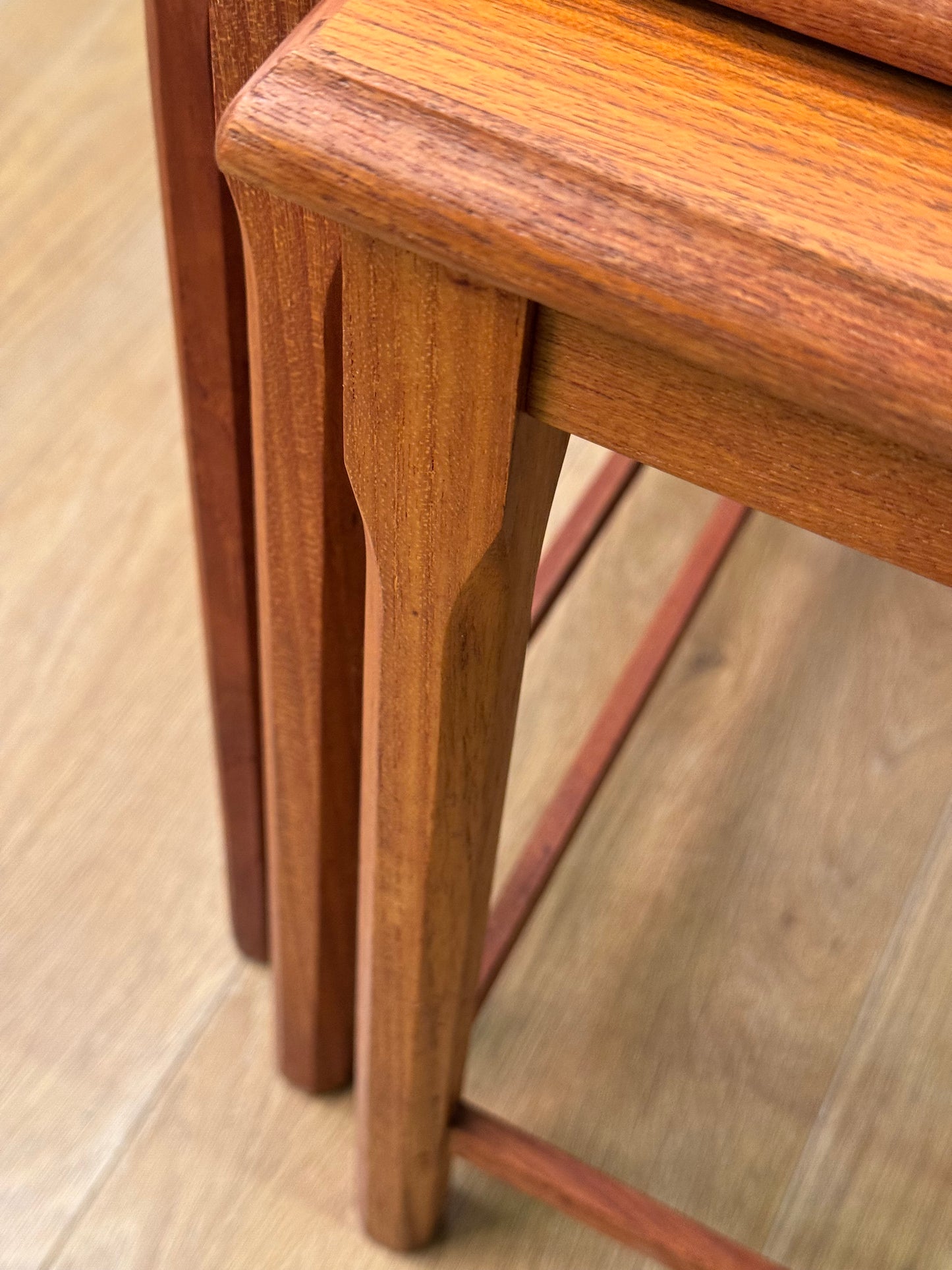 Danish teak nest of tables