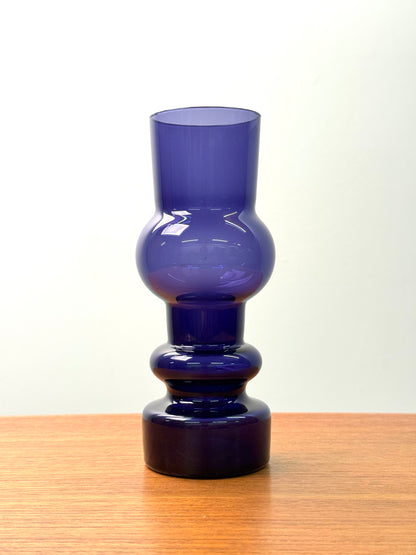 Glass vase designed by Kay Franck for Nuutajarvi Finland