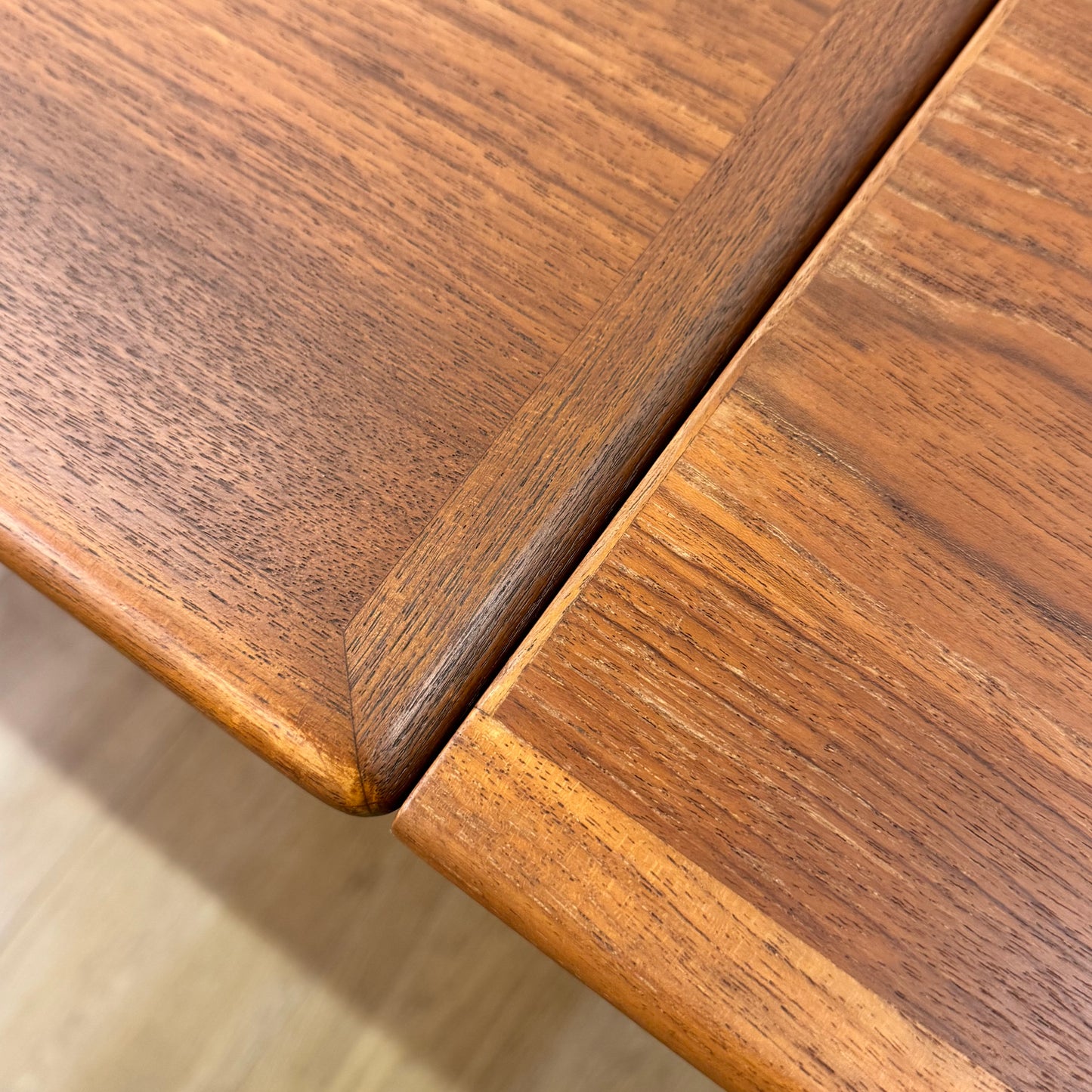 1960s teak dining table made in Denmark