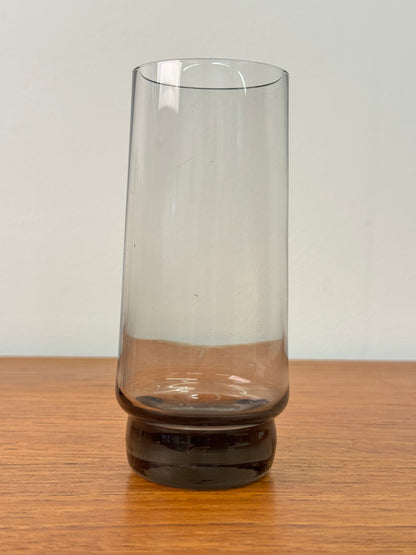 1960s thin walled grey drinking glasses