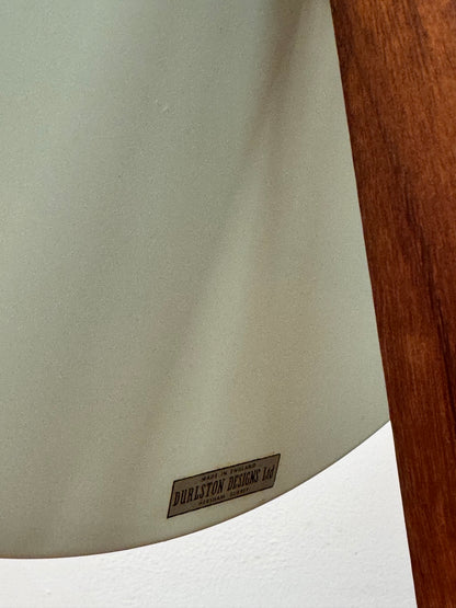 Teak and steel Durlston mirror