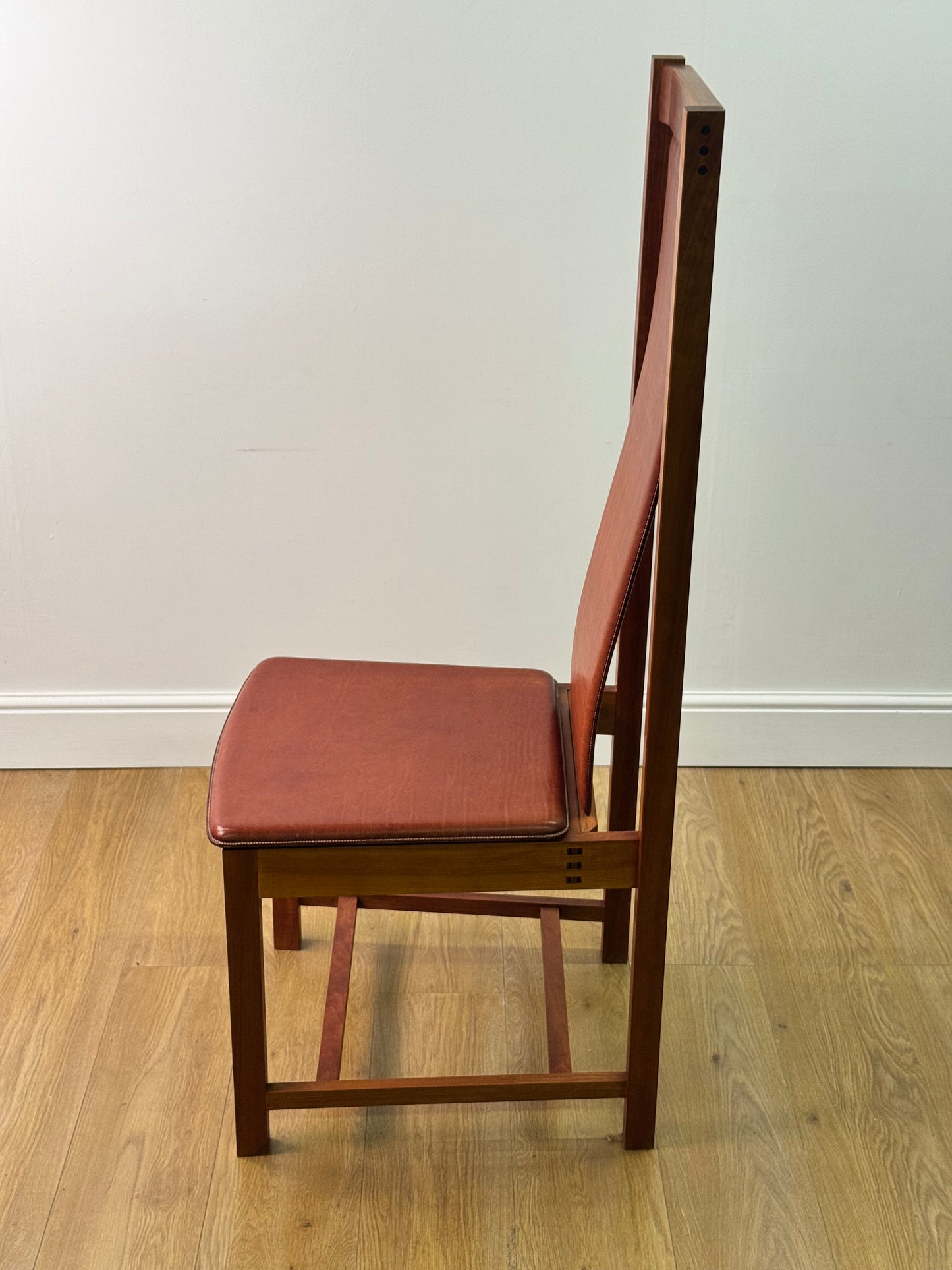 Contemporary Arts and Crafts high back chair