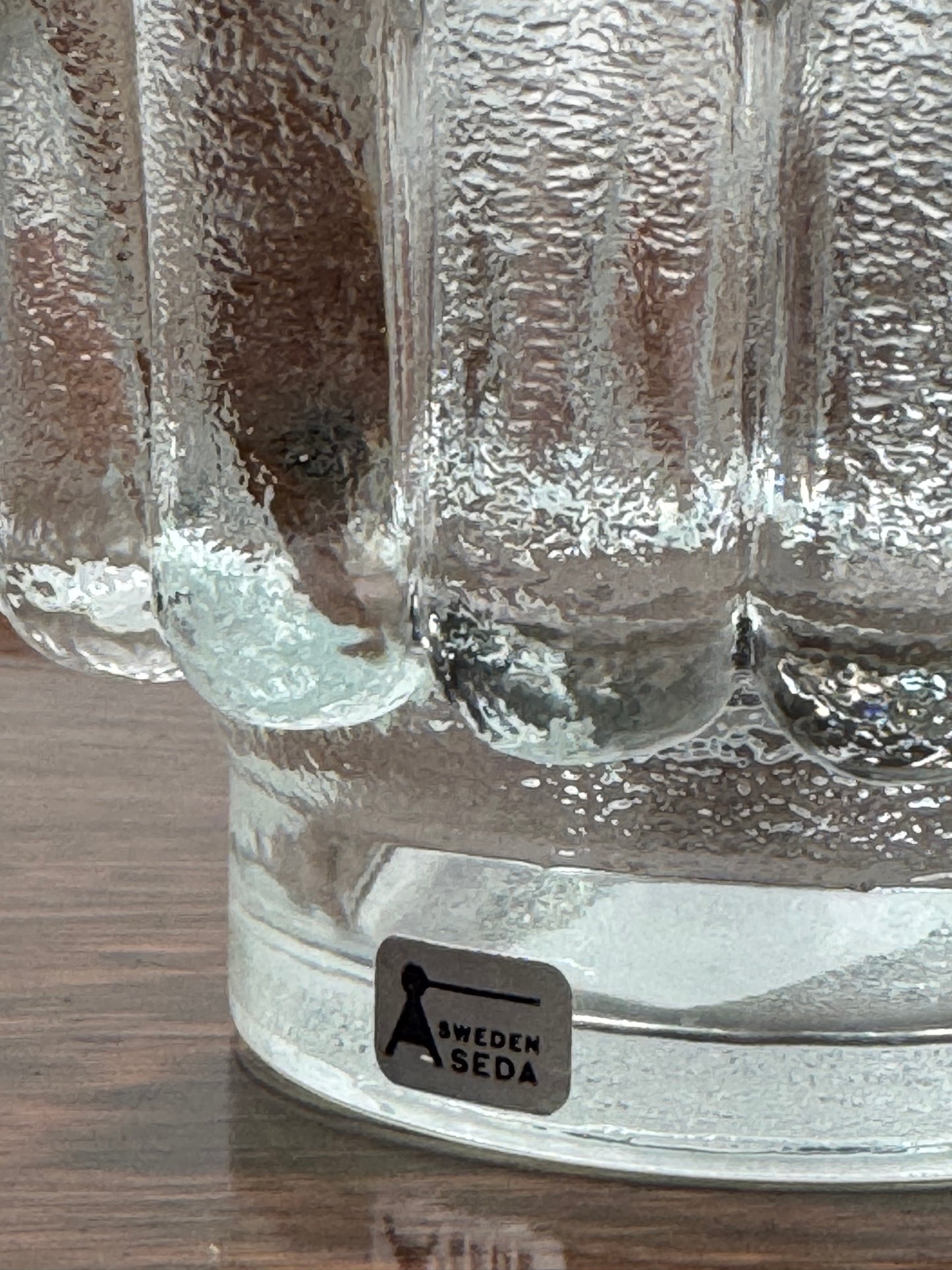 Daisy glass bowl for Aseda Sweden