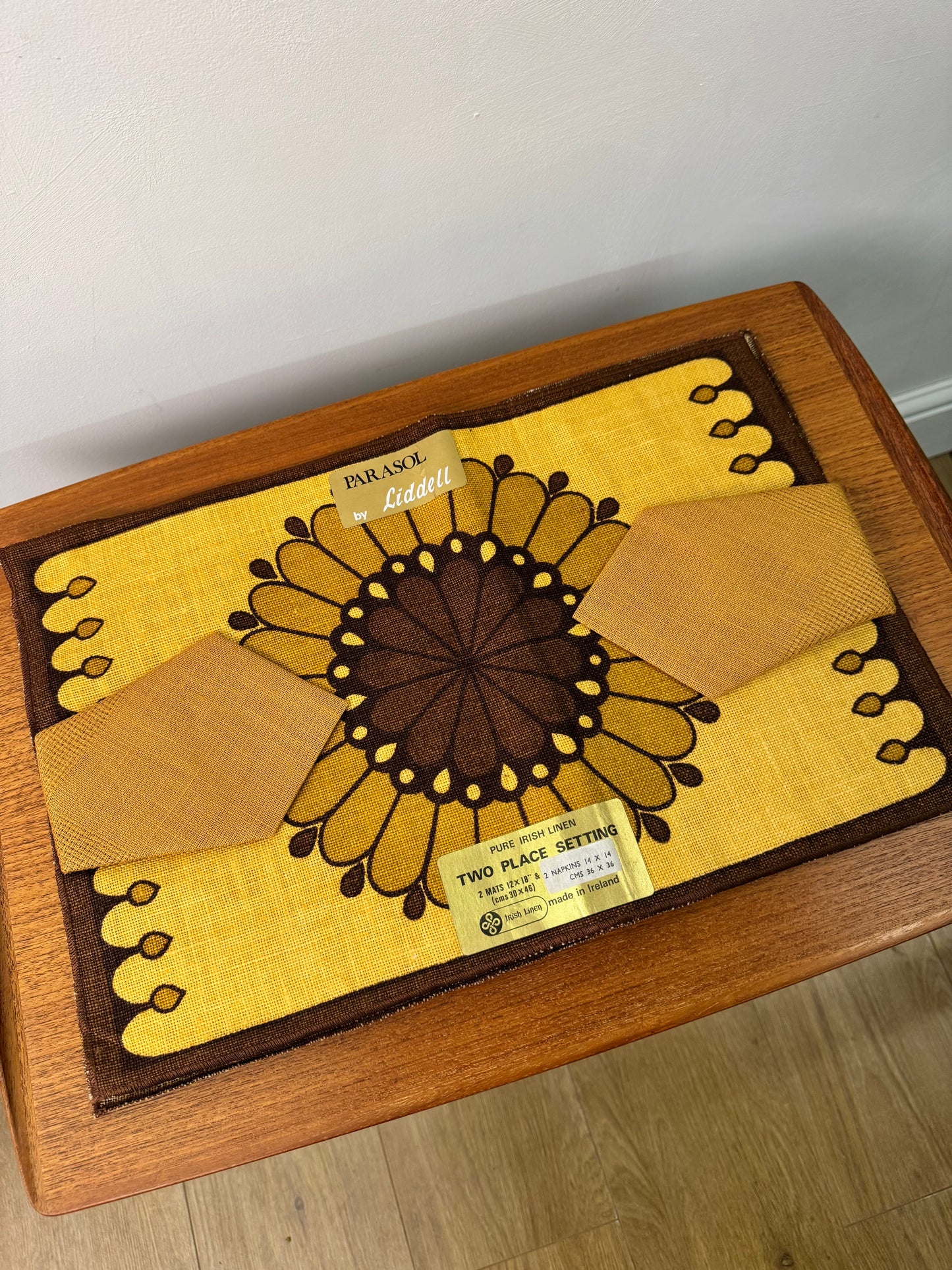 1970s Irish linen place mats