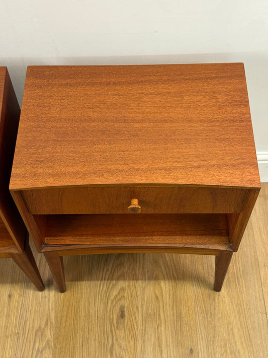 Teak bedside drawers by Macintosh  1960s