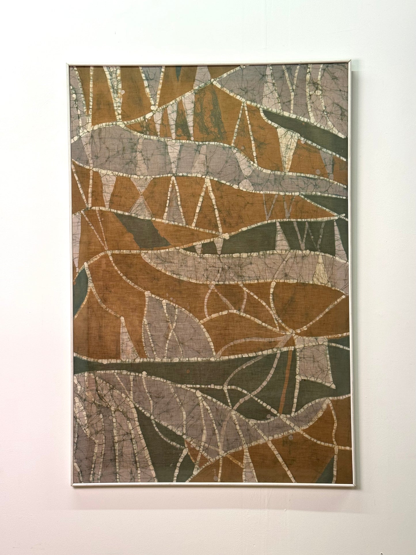 1960s Batik textile artwork by Irene Browning