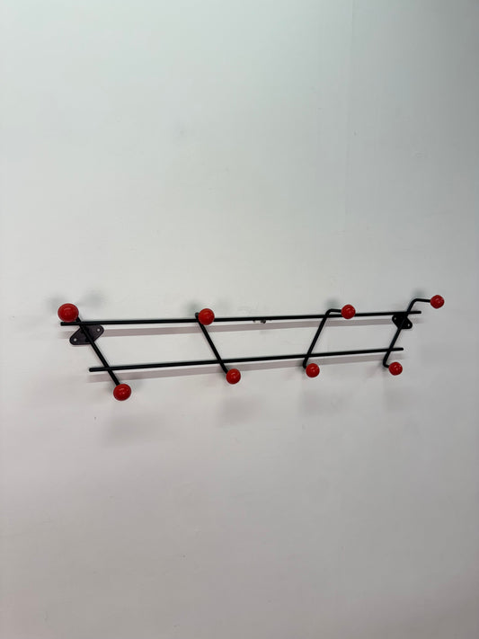 1950s atomic ball metal coat hooks