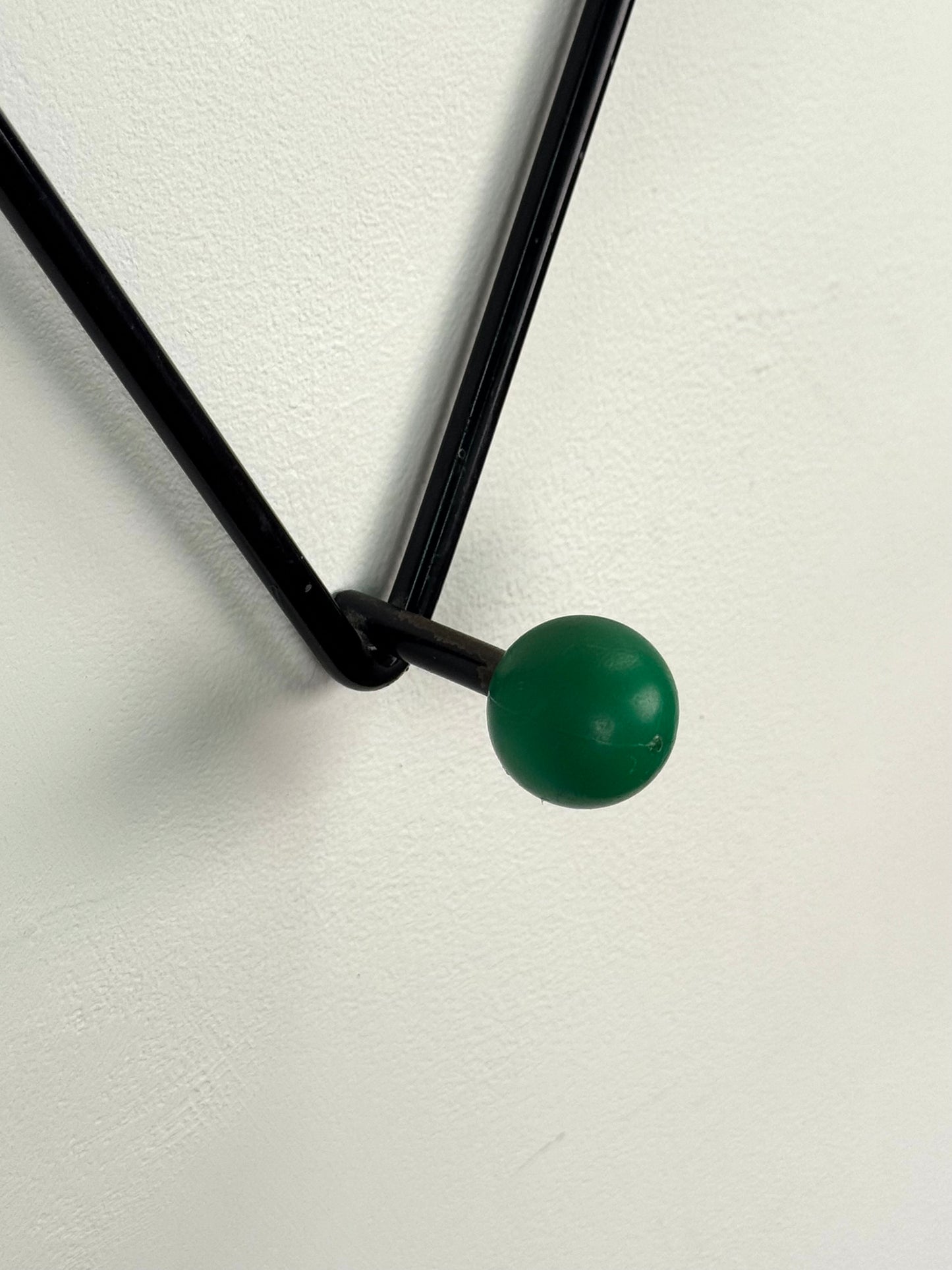 1950s atomic ball metal coat rack