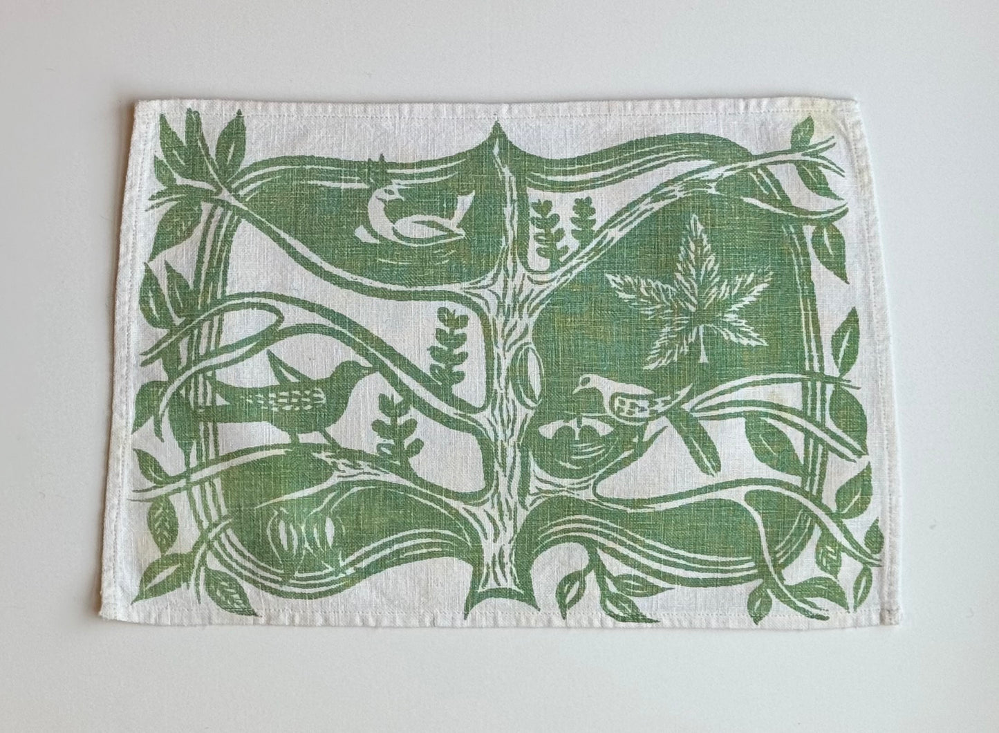 1960s Nesting Birds place mats by Irene Browning