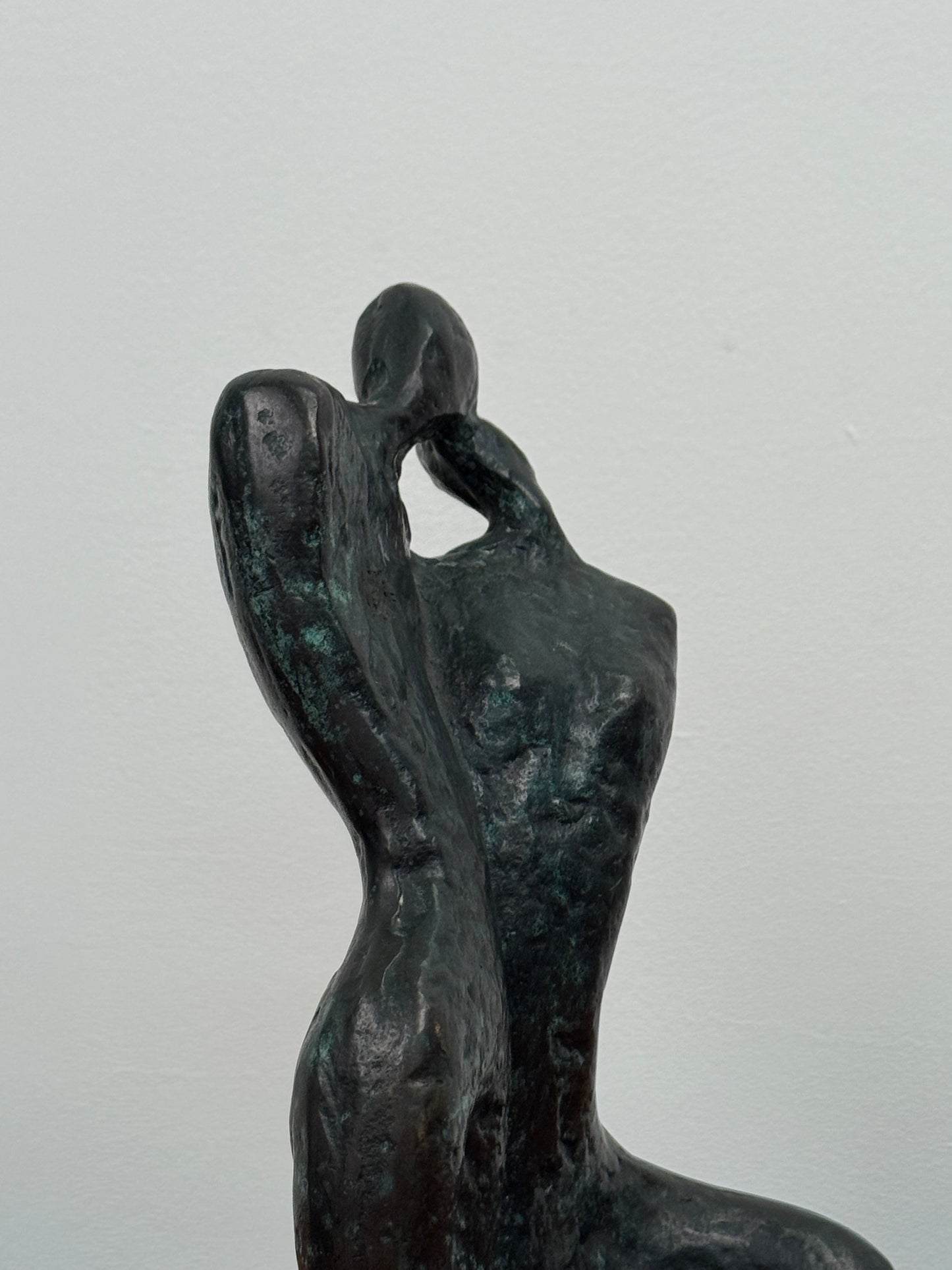 1980s bronze sculpture by Kim Yong Jung
