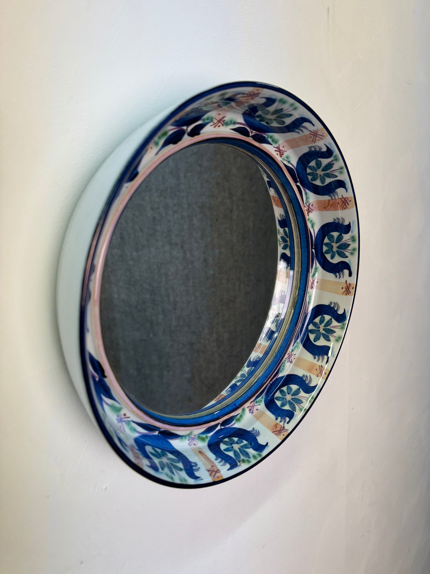 Ceramic mirror by Royal Copenhagen Denmark