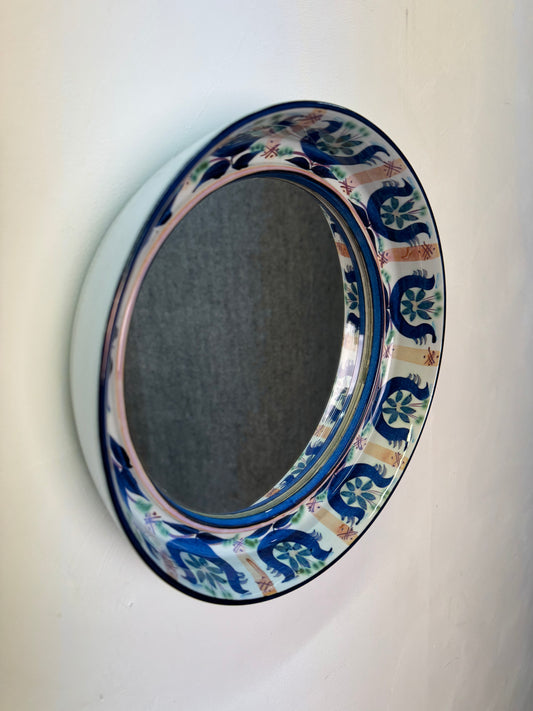 Ceramic mirror by Royal Copenhagen Denmark