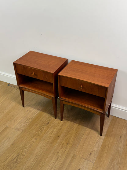 Teak bedside drawers by Macintosh  1960s