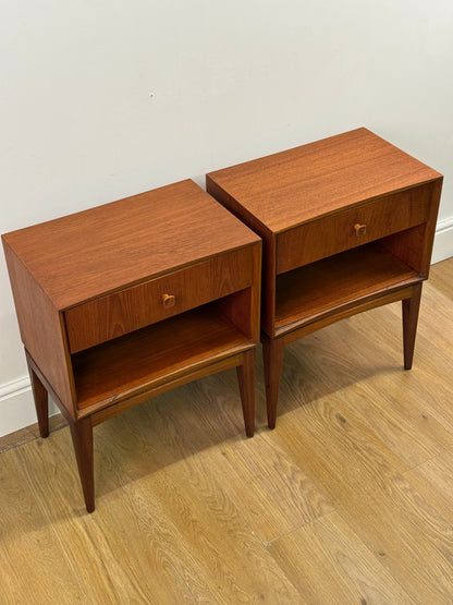 Teak bedside drawers by Macintosh  1960s
