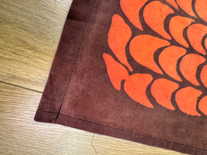 1970s owl batik picture