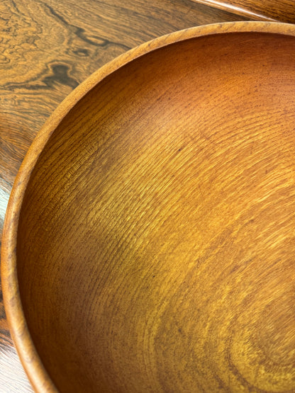1960s teak turned salad bowl