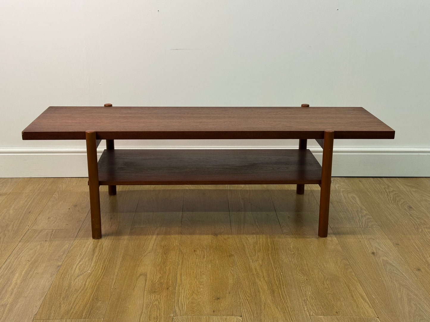 Teak low coffee table 1960s