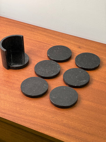 Set of 1980s Kilkenny marble coasters