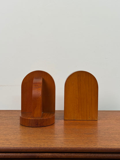 1930s wooden bookends