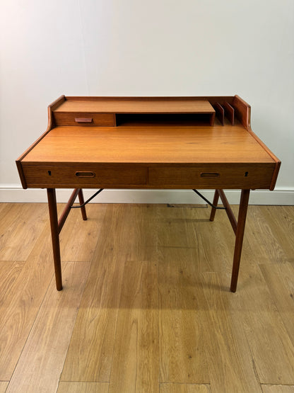 1960s Danish teak desk by Arne Wahl Iversen