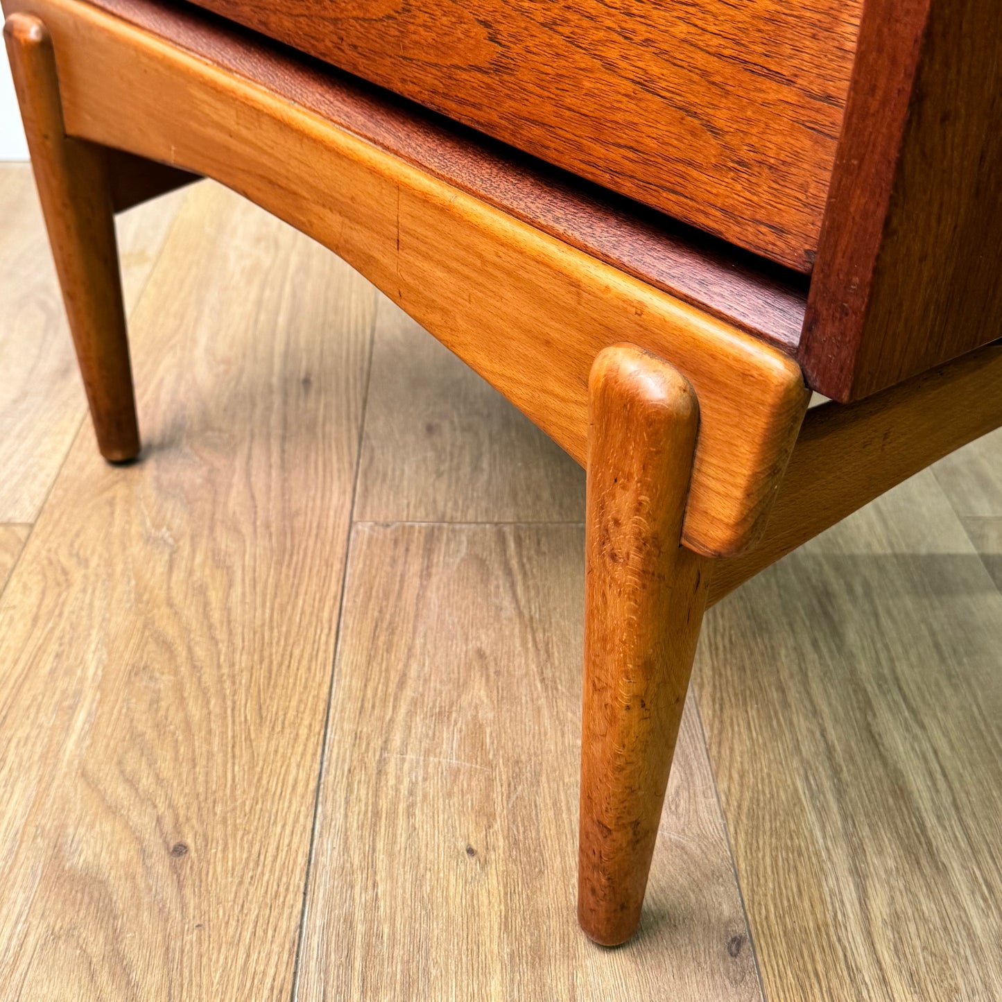 Swedish 1950s teak chest of drawers