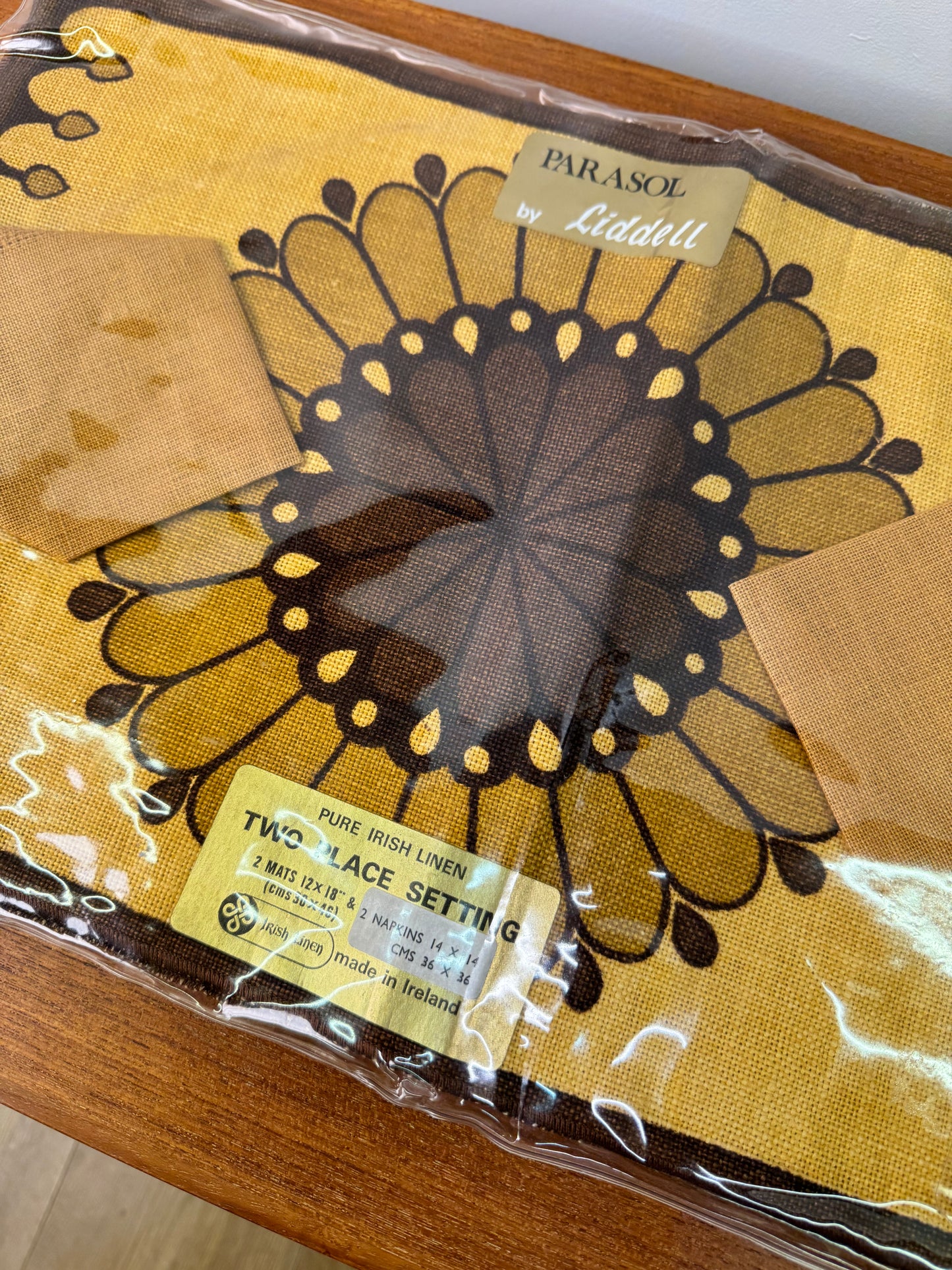 1970s Irish linen place mats