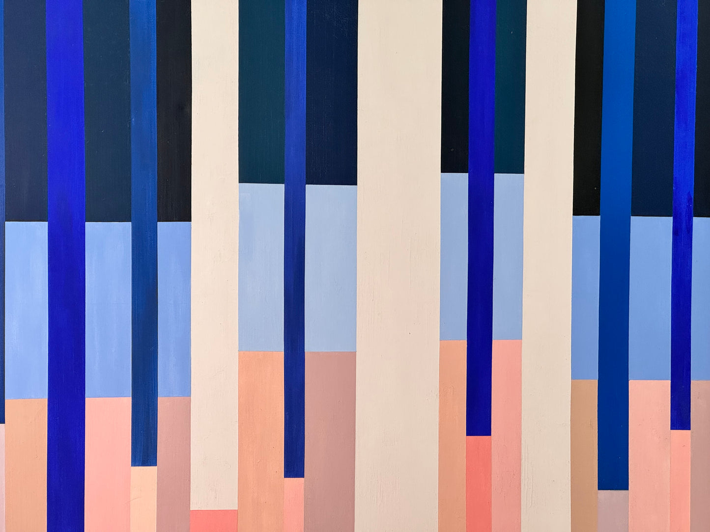 Large abstract composition by John Lee