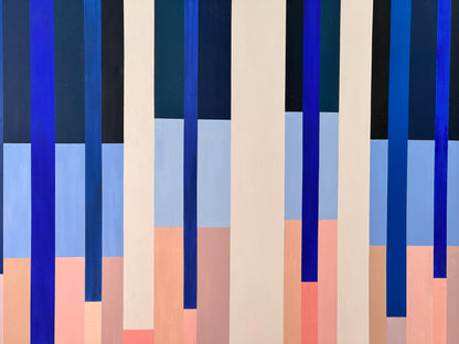 Large abstract composition by John Lee