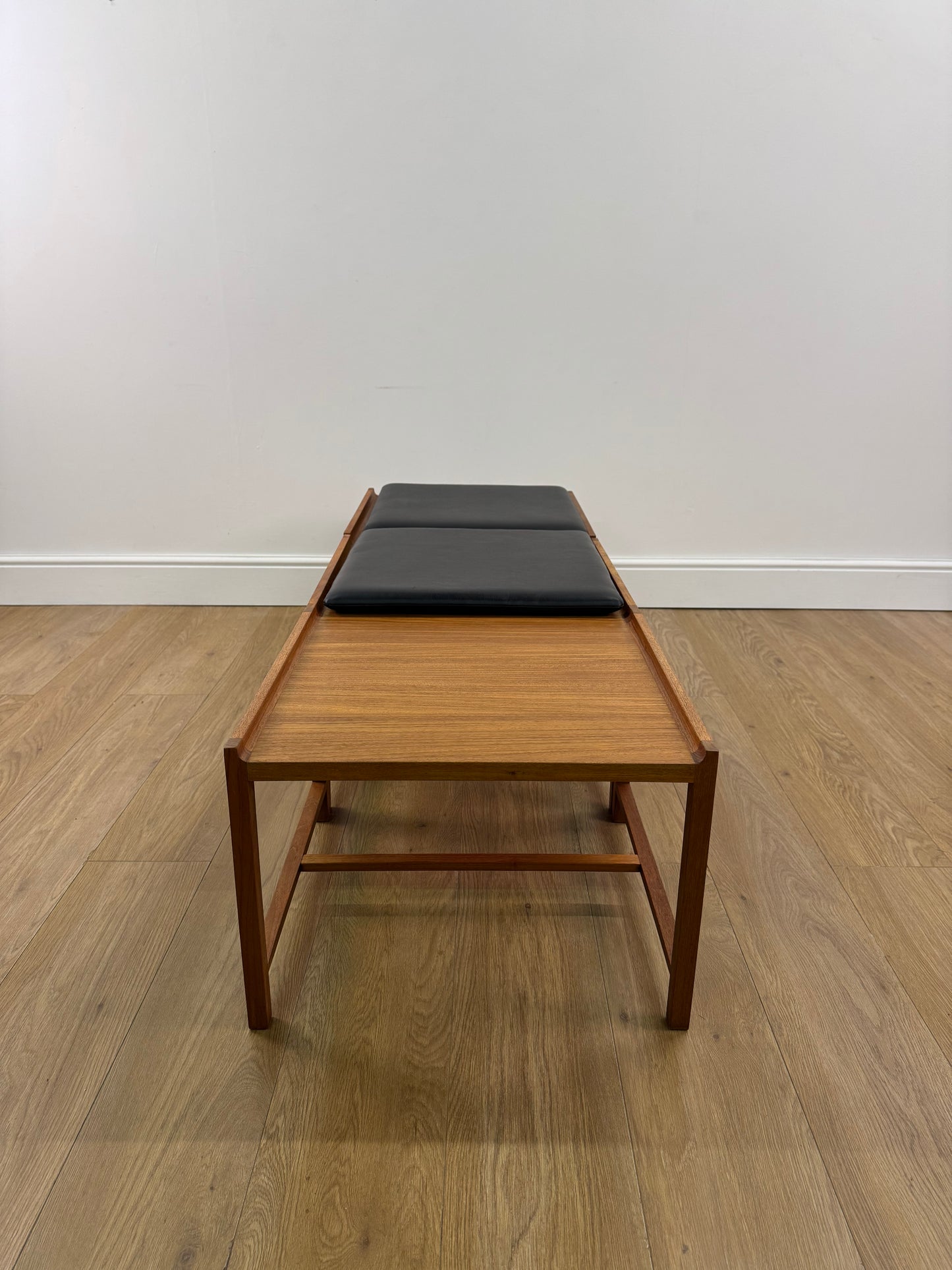 Set of 3 teak side tables/seats made in Norway