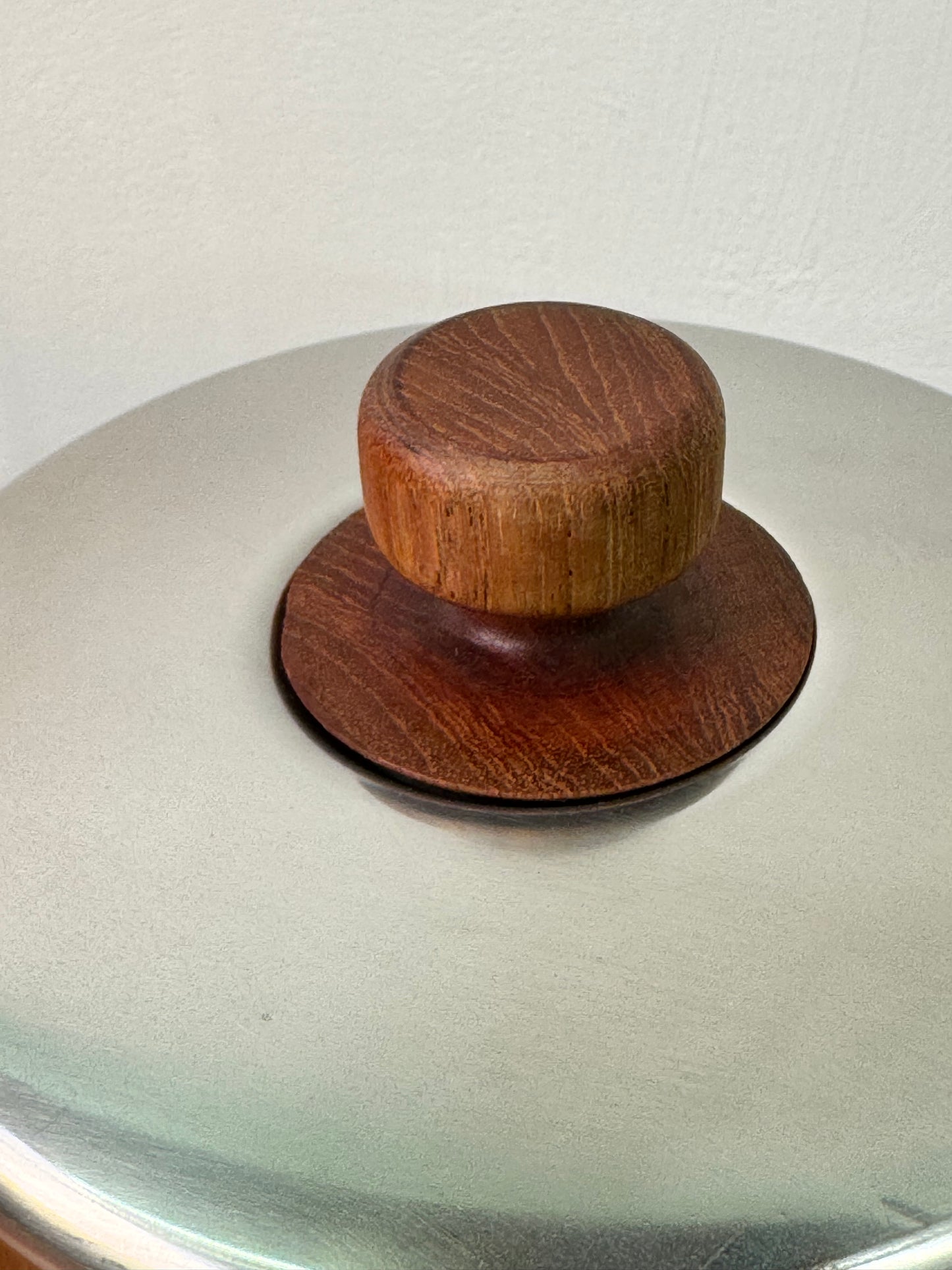 Stainless steel tea pot by Gerald Benney