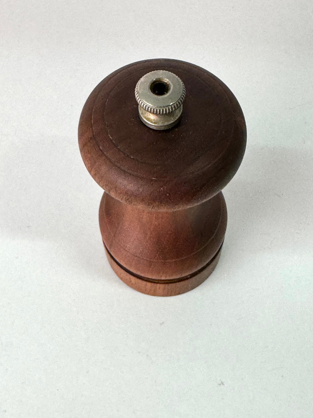 1960s small teak pepper grinder