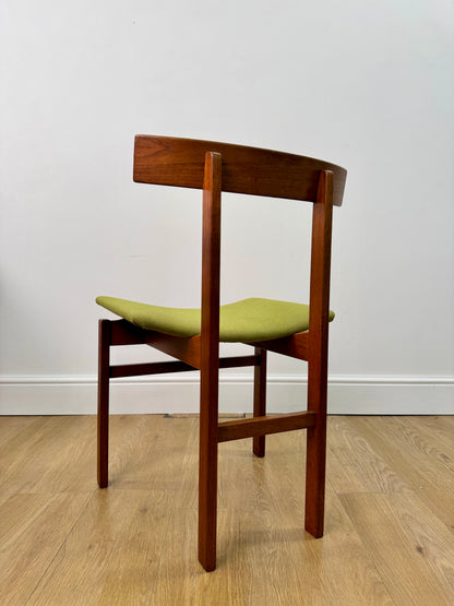 Danish teak dining table and chairs by France and son
