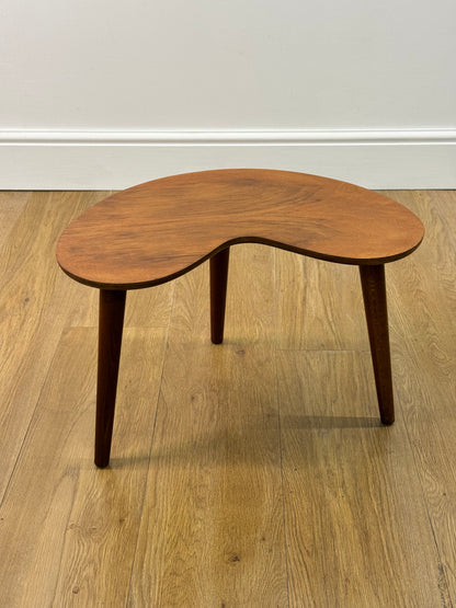 1950s kidney shape side table