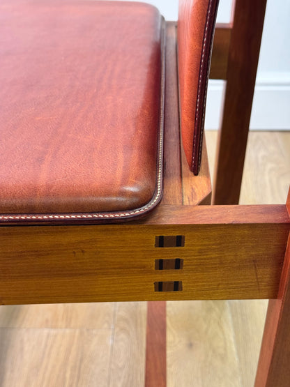 Contemporary Arts and Crafts high back chair