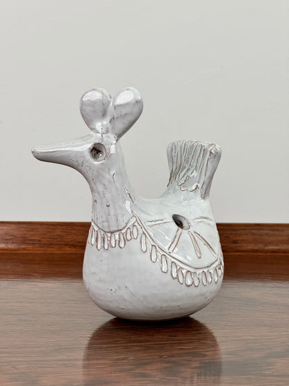 Vintage pottery chicken ceramic