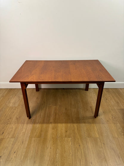 Danish teak dining table and chairs by France and son