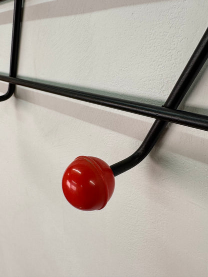 1950s atomic ball metal coat hooks