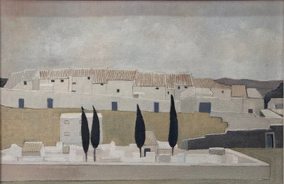 Spanish village scene by Pamela Boggs