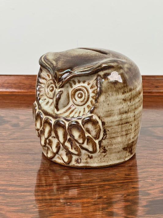 1970s ceramic owl money box