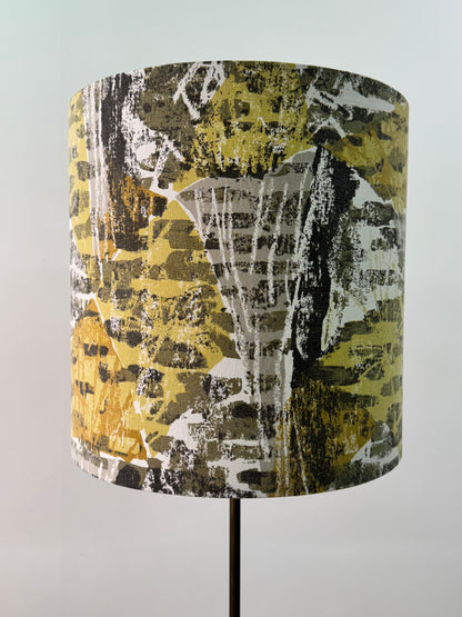 1960s teak standard lamp with new shade