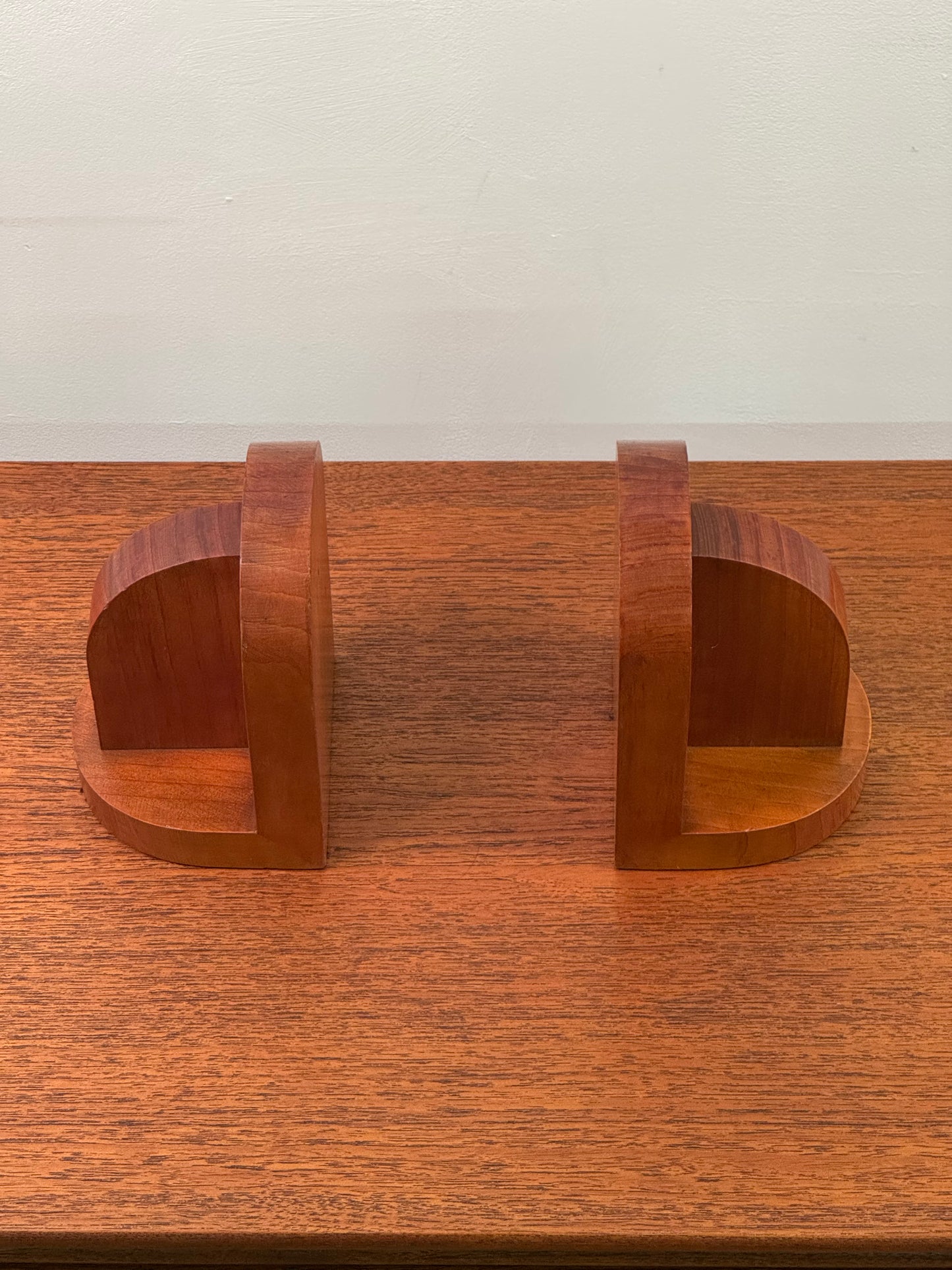 1930s wooden bookends