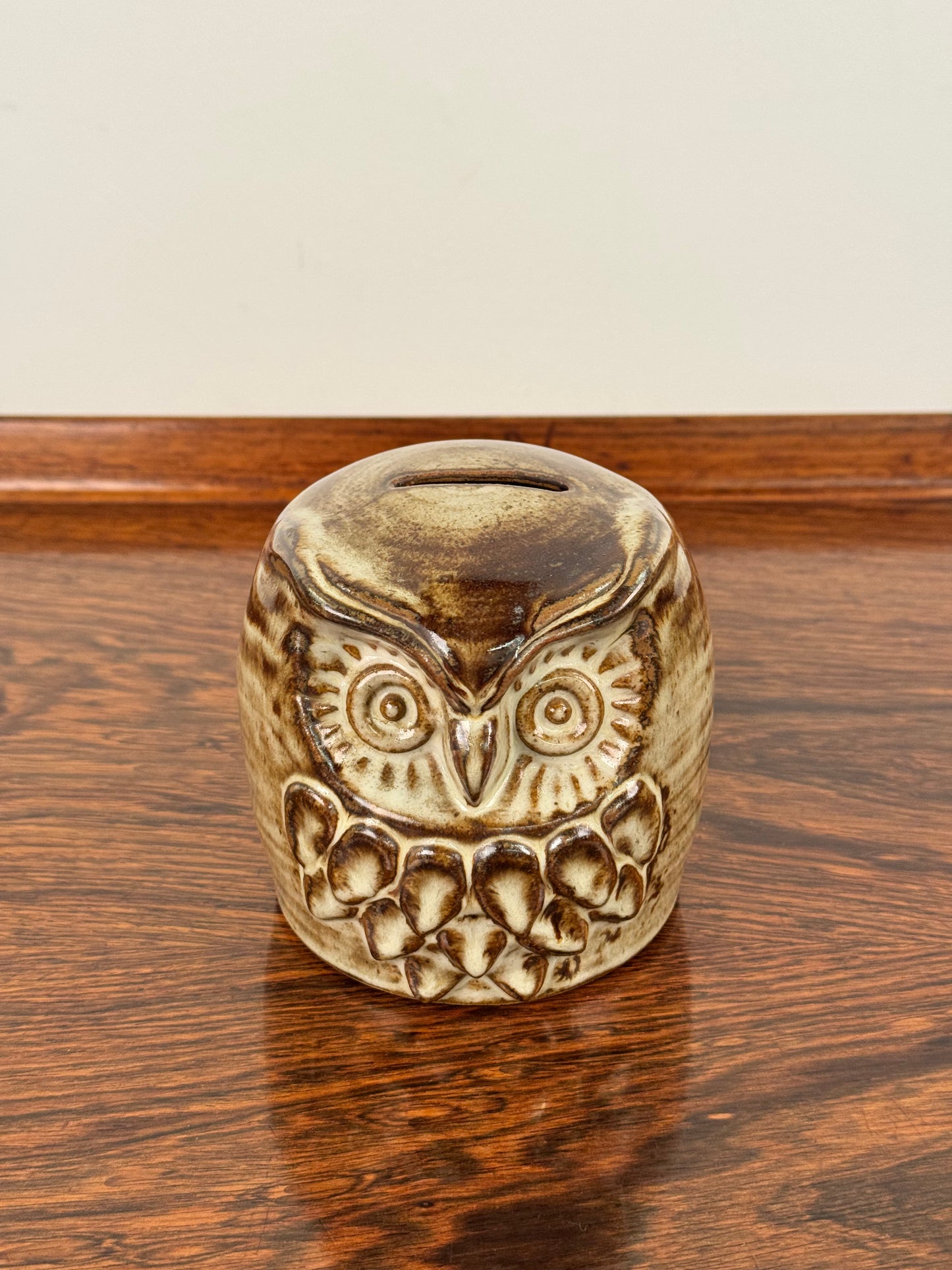 1970s ceramic owl money box